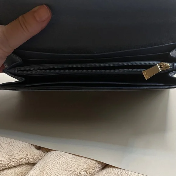 Furla Italian Beautiful Blue Wallet Furla Lux - Picture 3 of 9